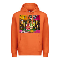 Carrot Christmas champagne bottles and Premium Hoodie - AdoDesignShop