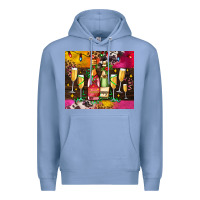 Colony Blue Christmas champagne bottles and Premium Hoodie - AdoDesignShop
