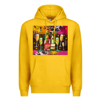Lemon Christmas champagne bottles and Premium Hoodie - AdoDesignShop