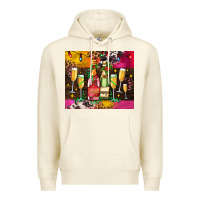 Sandshell Christmas champagne bottles and Premium Hoodie - AdoDesignShop
