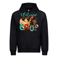 Black welcome to our coop Urban Hoodie - Artiststas