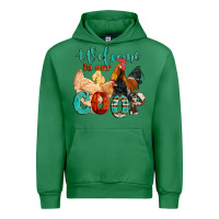 Emerald welcome to our coop Urban Hoodie - Artiststas