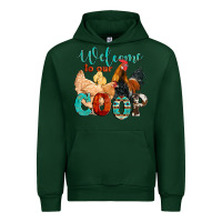 Forest Green welcome to our coop Urban Hoodie - Artiststas