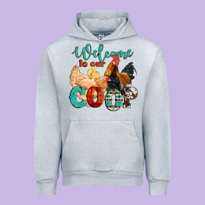 Welcome To Our Coop Urban Hoodie Designed By Artiststas