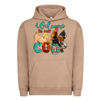 Pigment Burro welcome to our coop Urban Hoodie - Artiststas