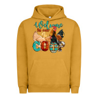 Pigment Peanut Butter welcome to our coop Urban Hoodie - Artiststas
