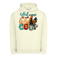 Pigment Pistachio welcome to our coop Urban Hoodie - Artiststas