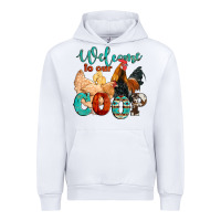 White welcome to our coop Urban Hoodie - Artiststas