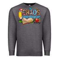 Charcoal Heather chaos coordinator Premium Sweatshirt - Zillion Design Studio