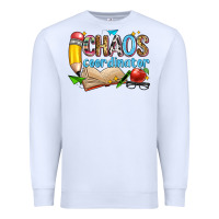White chaos coordinator Premium Sweatshirt - Zillion Design Studio