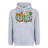 Heather Grey western teacher squad Heavyweight Hoodie - texasbilliewilder