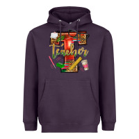 Plum western teacher Heavyweight Hoodie - texasbilliewilder