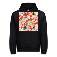 Black back to school seamless pattern 5 (3600x3600) Urban Hoodie - AdoDesignShop