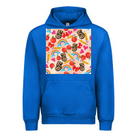 Cobalt back to school seamless pattern 5 (3600x3600) Urban Hoodie - AdoDesignShop