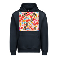 Navy back to school seamless pattern 5 (3600x3600) Urban Hoodie - AdoDesignShop