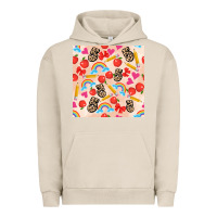Pigment French Oak back to school seamless pattern 5 (3600x3600) Urban Hoodie - AdoDesignShop