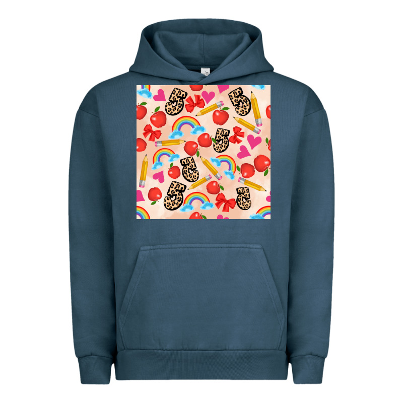 Back To School Seamless Pattern 5 (3600x3600) Urban Hoodie by AdoDesignShop | Teevron