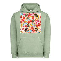 Pigment Oil Green back to school seamless pattern 5 (3600x3600) Urban Hoodie - AdoDesignShop