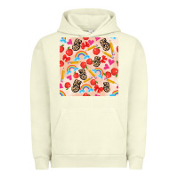 Pigment Pistachio back to school seamless pattern 5 (3600x3600) Urban Hoodie - AdoDesignShop
