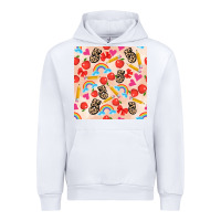 White back to school seamless pattern 5 (3600x3600) Urban Hoodie - AdoDesignShop