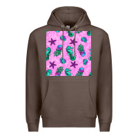 Coffee summer ocean seamless pattern Premium Hoodie - BundleAndBundleShop