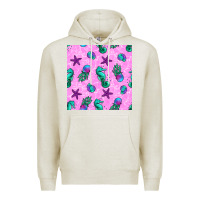 Oatmeal Heather summer ocean seamless pattern Premium Hoodie - BundleAndBundleShop