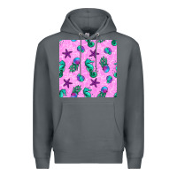 Summer Ocean Seamless Pattern Premium Hoodie | Teevron