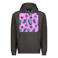 Smoke summer ocean seamless pattern Premium Hoodie - BundleAndBundleShop