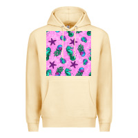 Pina Colada summer ocean seamless pattern Premium Hoodie - BundleAndBundleShop