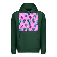 Sports Green summer ocean seamless pattern Premium Hoodie - BundleAndBundleShop