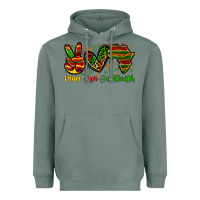Sage peace love juneteenth Heavyweight Hoodie - Zillion Design Studio