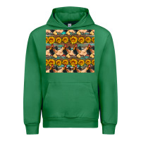 Emerald seamless poultry farm sunflowers chicken coop tumbler Urban Hoodie - Artiststas