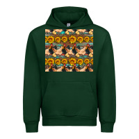 Forest Green seamless poultry farm sunflowers chicken coop tumbler Urban Hoodie - Artiststas