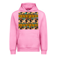 Seamless Poultry Farm Sunflowers Chicken Coop Tumbler Urban Hoodie | Teevron
