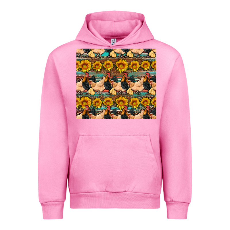 Seamless Poultry Farm Sunflowers Chicken Coop Tumbler Urban Hoodie by Artiststas | Teevron