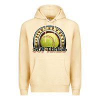 Softball Rainbow Premium Hoodie | Teevron