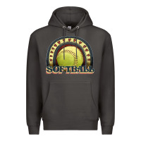 Smoke softball rainbow Premium Hoodie - JahusDesignShop