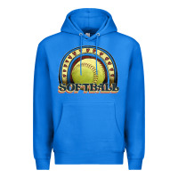 True Royal softball rainbow Premium Hoodie - JahusDesignShop