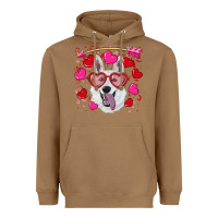 Toasted Coconut valentine's day  white shepherd Heavyweight Hoodie - RanaPortraitStore