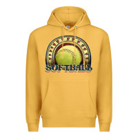 Softball Rainbow Premium Hoodie | Teevron