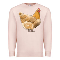 Pale Pink chicken Premium Sweatshirt - RanaPortraitStore