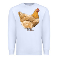 White chicken Premium Sweatshirt - RanaPortraitStore