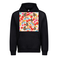 Black back to school seamless pattern 6 (3600x3600) Urban Hoodie - AdoDesignShop