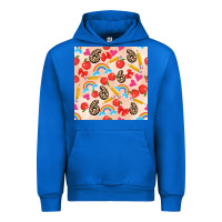 Cobalt back to school seamless pattern 6 (3600x3600) Urban Hoodie - AdoDesignShop