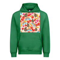 Emerald back to school seamless pattern 6 (3600x3600) Urban Hoodie - AdoDesignShop