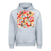Heather Grey back to school seamless pattern 6 (3600x3600) Urban Hoodie - AdoDesignShop