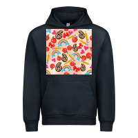 Navy back to school seamless pattern 6 (3600x3600) Urban Hoodie - AdoDesignShop