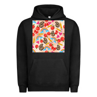 Pigment Black back to school seamless pattern 6 (3600x3600) Urban Hoodie - AdoDesignShop