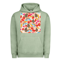 Pigment Oil Green back to school seamless pattern 6 (3600x3600) Urban Hoodie - AdoDesignShop