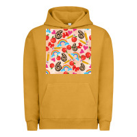 Pigment Peanut Butter back to school seamless pattern 6 (3600x3600) Urban Hoodie - AdoDesignShop